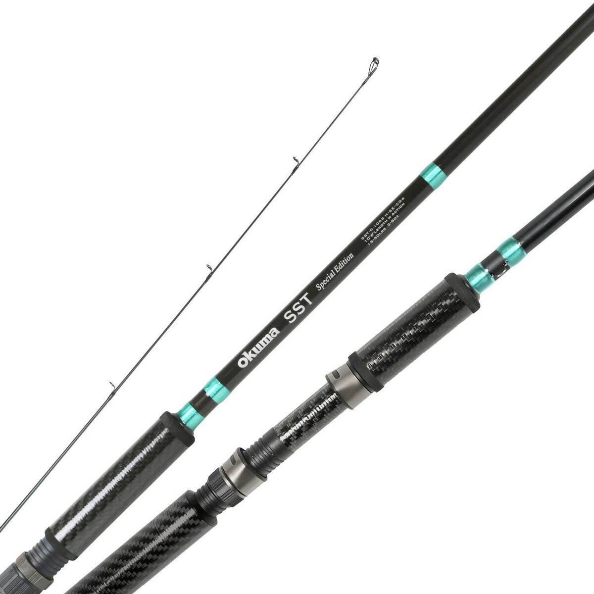 okuma sst 9ft "A" Salmon Steelhead Spinning Rod ready Zirconium inserts SST a Carbon Grip Rods