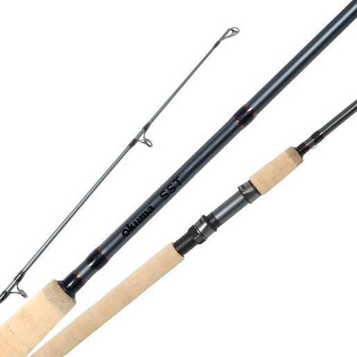 Okuma SST "A" Travel And Mooching Spinning Rod - Dark Gray, Black - Okuma