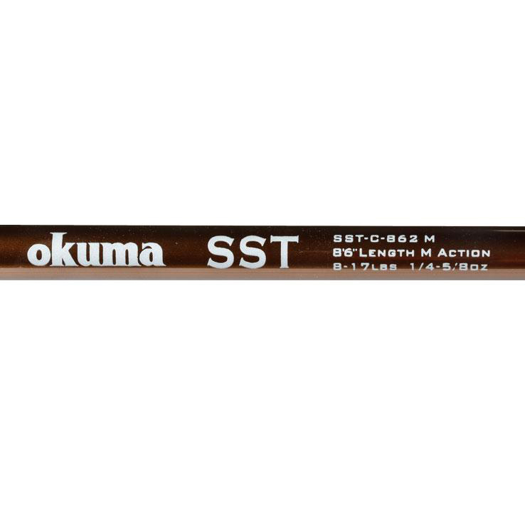 Okuma SST Saltwater Casting Rod - 10ft 6in, Medium Power, Moderate Action, 2pc Okuma SST Saltwater Casting Rod - 10ft 6in, Medium Power, Moderate Action, 2pc