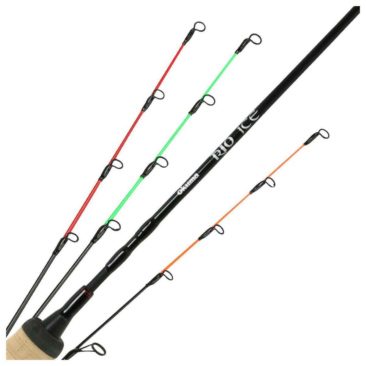 Okuma Trio Ice Rod Kit Ice Fishing Rod - 24in/26in/28in, L/ML/M Okuma Trio Ice Rod Kit Ice Fishing Rod - 24in/26in/28in, L/ML/M