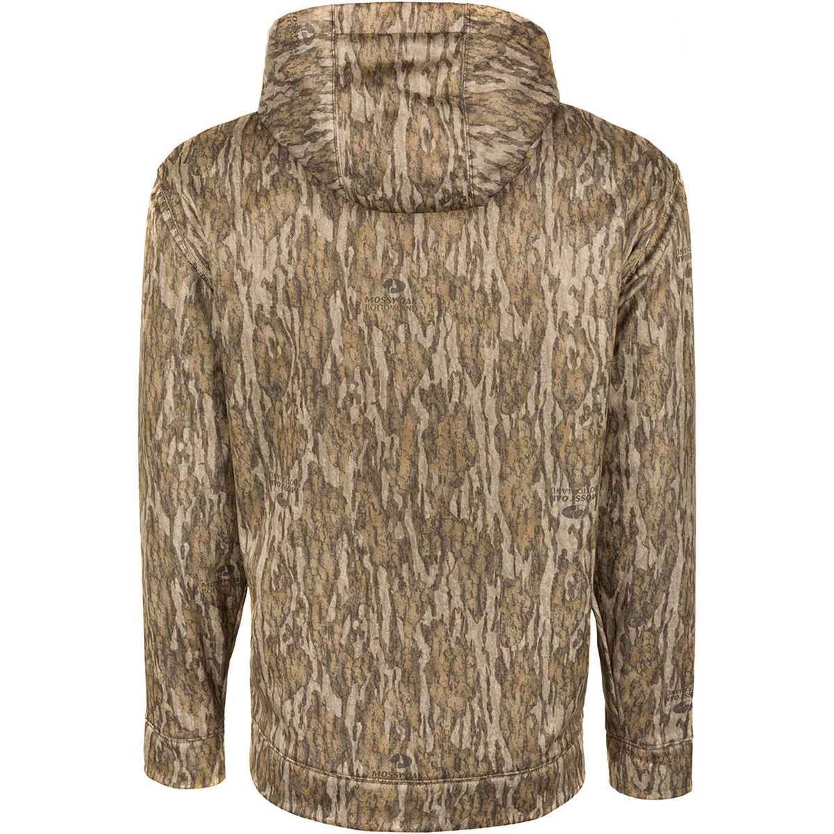 Ol' Tom Men's Mossy Oak Bottomland Camo Performance Hunting Hoodie Ol' Tom Men's Mossy Oak Bottomland Camo Performance Hunting Hoodie