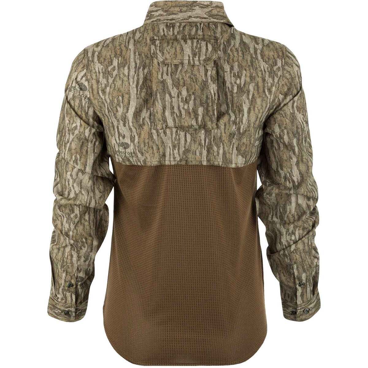Ol' Tom Men's Mossy Oak Bottomland Mesh Back Flyweight 2.0 Long Sleeve Hunting Shirt Ol' Tom Men's Mossy Oak Bottomland Mesh Back Flyweight 2.0 Long Sleeve Hunting Shirt