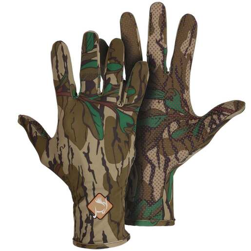 Ol’ Tom Men’s Mossy Oak Greenleaf Performance Turkey Hunting Gloves S/M