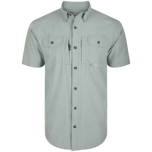 Ol' Tom Men's Wingshooter Trey Solid Dobby Short-Sleeve Hunting Shirt - Quarry XXL - Ol' Tom