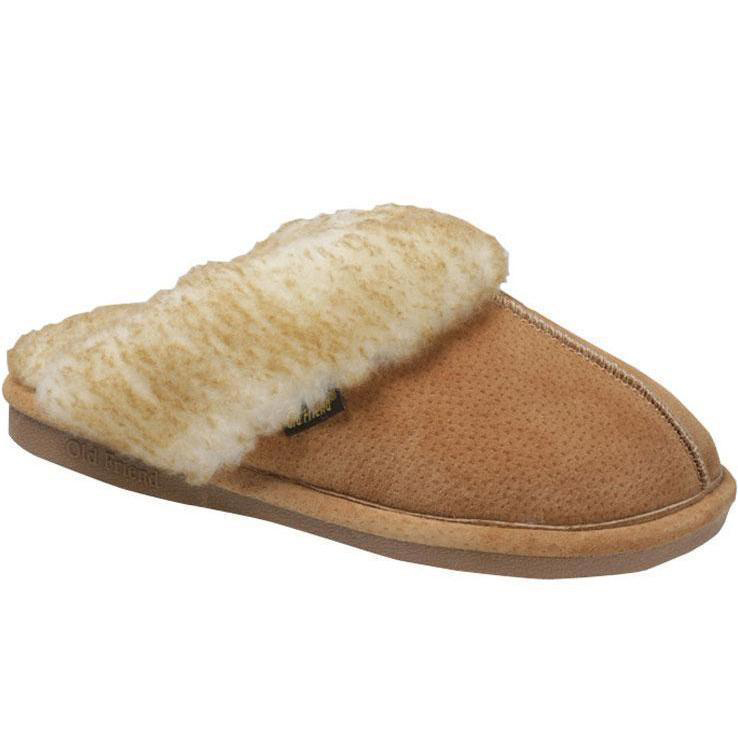 Old Friend Women's Buffy Slippers - Tan - Size 6 - Tan 6 Old Friend Women's Buffy Slippers - Tan - Size 6 - Tan 6