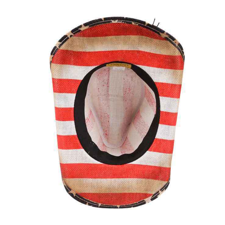 Peter Grimm Women's Old Glory Western Hat - Blue - Blue One Size Fits Most Peter Grimm Women's Old Glory Western Hat - Blue - Blue One Size Fits Most