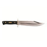 Old Timer Bowie Fixed Blade Knife - Stainless Steel/Brown