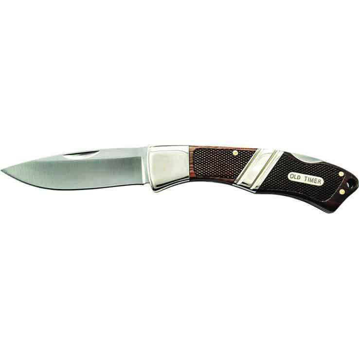 Old Timer Mountain Beaver Sr. 3.2 inch Folding Knife - Rosewood/Ebony Old Timer Mountain Beaver Sr. 3.2 inch Folding Knife - Rosewood/Ebony