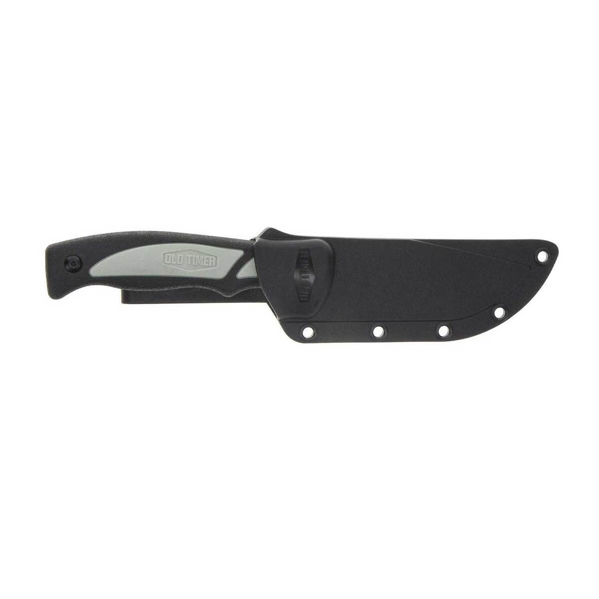 Old Timer Trail Boss 3.7 inch Fixed Blade Knife - Black Old Timer Trail Boss 3.7 inch Fixed Blade Knife - Black