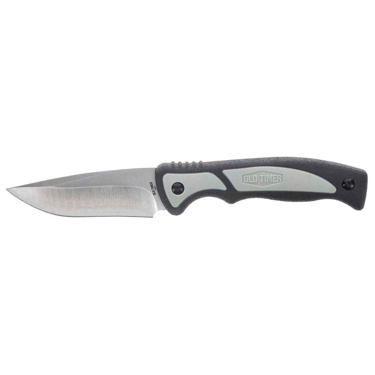 Old Timer Trail Boss 3.7 inch Fixed Blade Knife - Black Old Timer Trail Boss 3.7 inch Fixed Blade Knife - Black