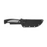 Old Timer Trail Boss Caping 3.7 inch Fixed Blade - Black - Black