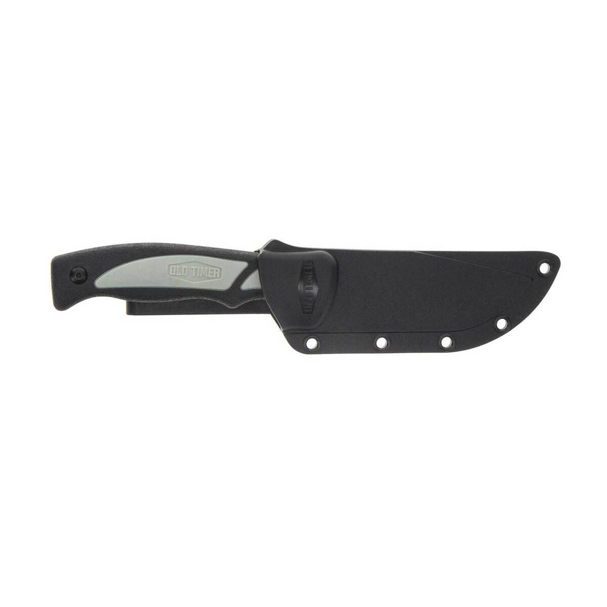 Old Timer Trail Boss Caping 3.7 inch Fixed Blade Knife - Black Old Timer Trail Boss Caping 3.7 inch Fixed Blade Knife - Black