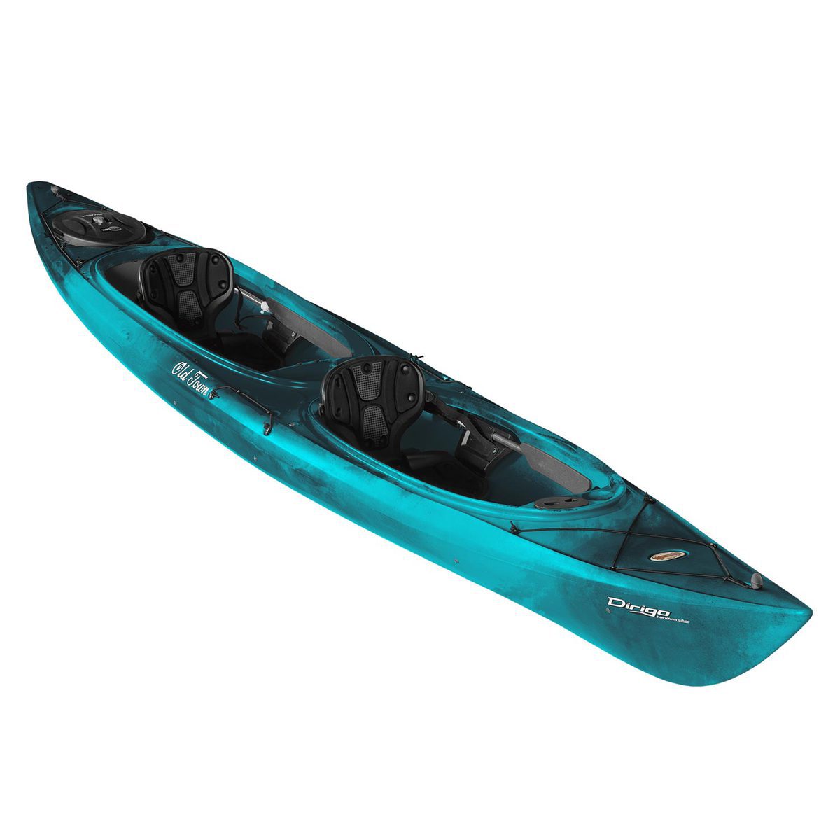 Old Town Dirigo Tandem Plus Sit-Inside Kayaks - 15.3ft Photic - Photic Old Town Dirigo Tandem Plus Sit-Inside Kayaks - 15.3ft Photic - Photic