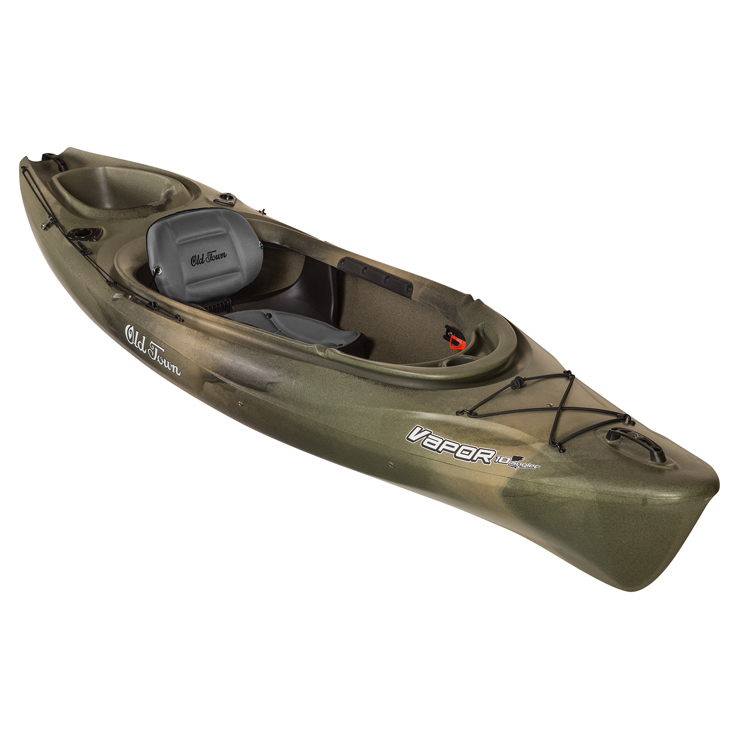 Old Town Vapor 10 Angler Sit-Inside Kayaks - 10ft Brown Camo - Brown Camo Old Town Vapor 10 Angler Sit-Inside Kayaks - 10ft Brown Camo - Brown Camo