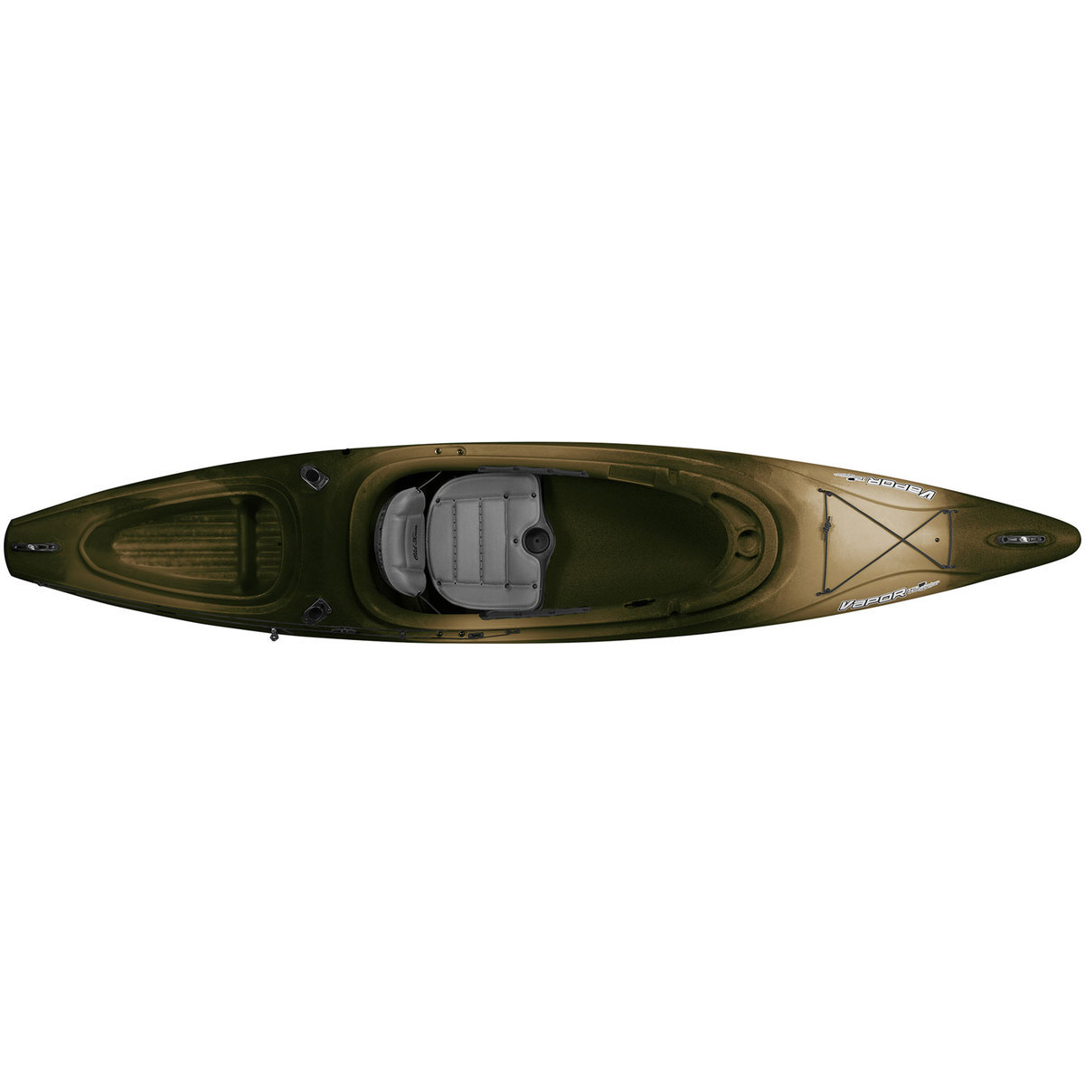 Old Town Vapor 12 Angler Sit-Inside Kayaks - 12ft Brown Camo - Brown Camo Old Town Vapor 12 Angler Sit-Inside Kayaks - 12ft Brown Camo - Brown Camo