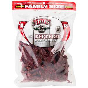 Old Trapper Family Sized Peppered Beef Jerky - 18 Servings