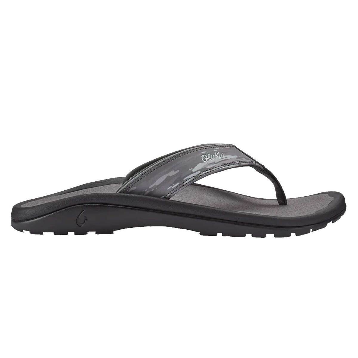 OluKai Men's ‘Ohana Pa‘i Flip Flops - Pavement/Wai Camo - Size 8 - Pavement/Wai Camo 8 OluKai Men's ‘Ohana Pa‘i Flip Flops - Pavement/Wai Camo - Size 8 - Pavement/Wai Camo 8