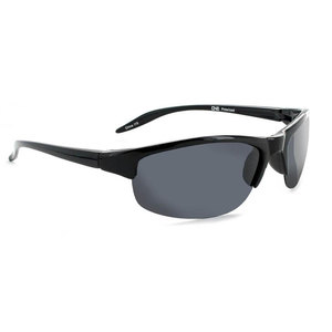 ONE Alpine Polarized Sunglasses - Shiny Black/Black