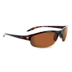 ONE Alpine Polarized Sunglasses - Shiny Dark Demi/Brown