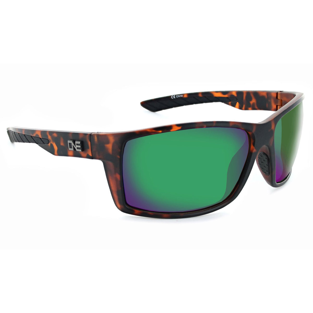 ONE Fathom Polarized Sunglasses - Matte Dark Demi/Green - Adult ONE Fathom Polarized Sunglasses - Matte Dark Demi/Green - Adult