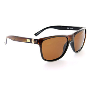 ONE Hobnob Polarized Sunglasses - Shiny Driftwood Demi/Brown