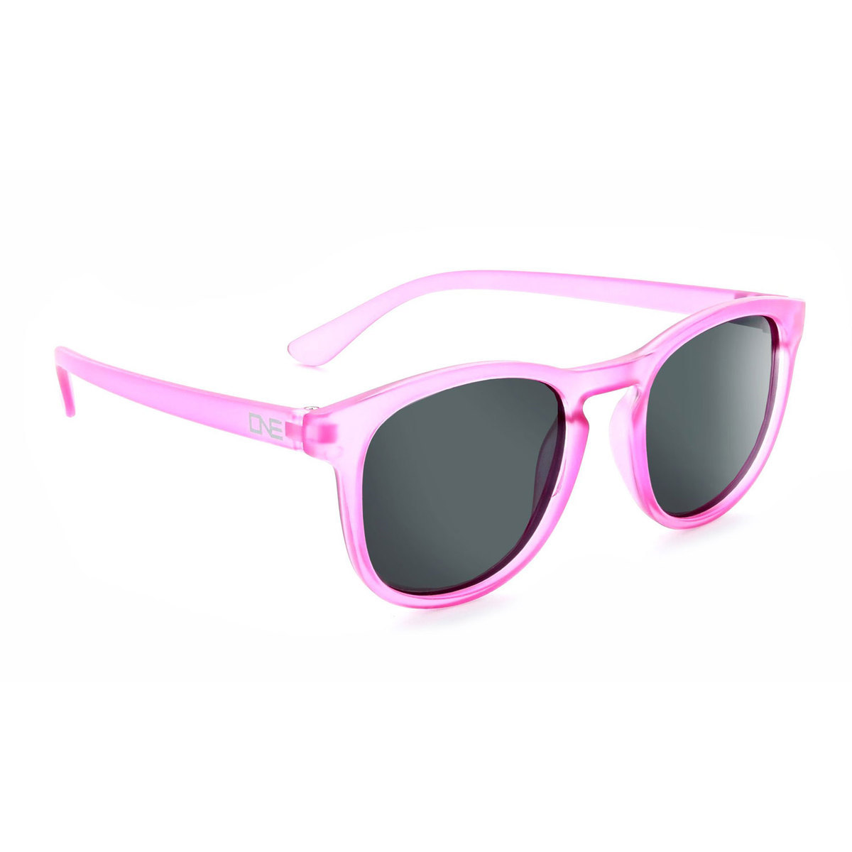 ONE Kids Dimple Polarized Sunglasses - Matte Crystal Pink/Gray - Youth ONE Kids Dimple Polarized Sunglasses - Matte Crystal Pink/Gray - Youth