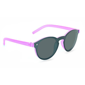 ONE Kids Disway Polarized Sunglasses - Matte Crystal Pink/Gray