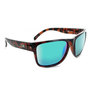 ONE Kingfish Polarized Sunglasses - Shiny Dark Demi/Blue