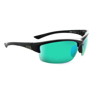 ONE Mauzer Polarized Sunglasses - Matte Black/Green