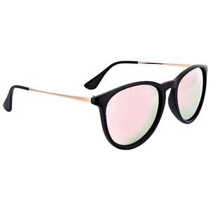 ONE Pizmo Polarized Sunglasses - Black and Rose Gold/Brown