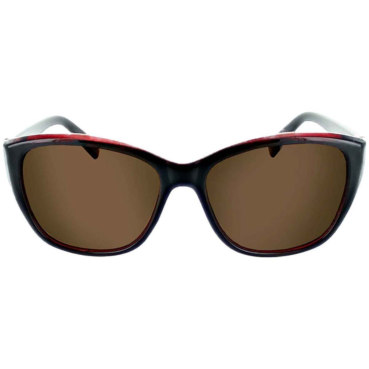 ONE Capris Polarized Sunglasses - Black and Red/Brown - Adult ONE Capris Polarized Sunglasses - Black and Red/Brown - Adult