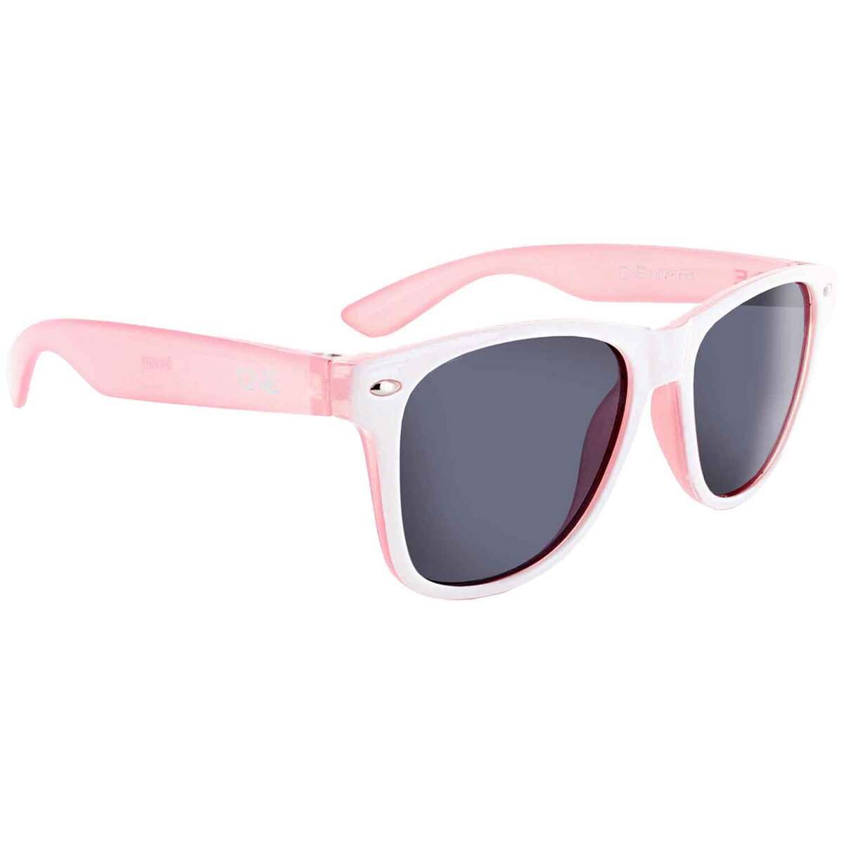 ONE Kids Boogie Polarized Sunglasses - Pink and White/Smoke - Youth ONE Kids Boogie Polarized Sunglasses - Pink and White/Smoke - Youth
