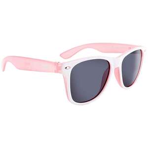 ONE Kids Boogie Polarized Sunglasses - Pink and White/Smoke