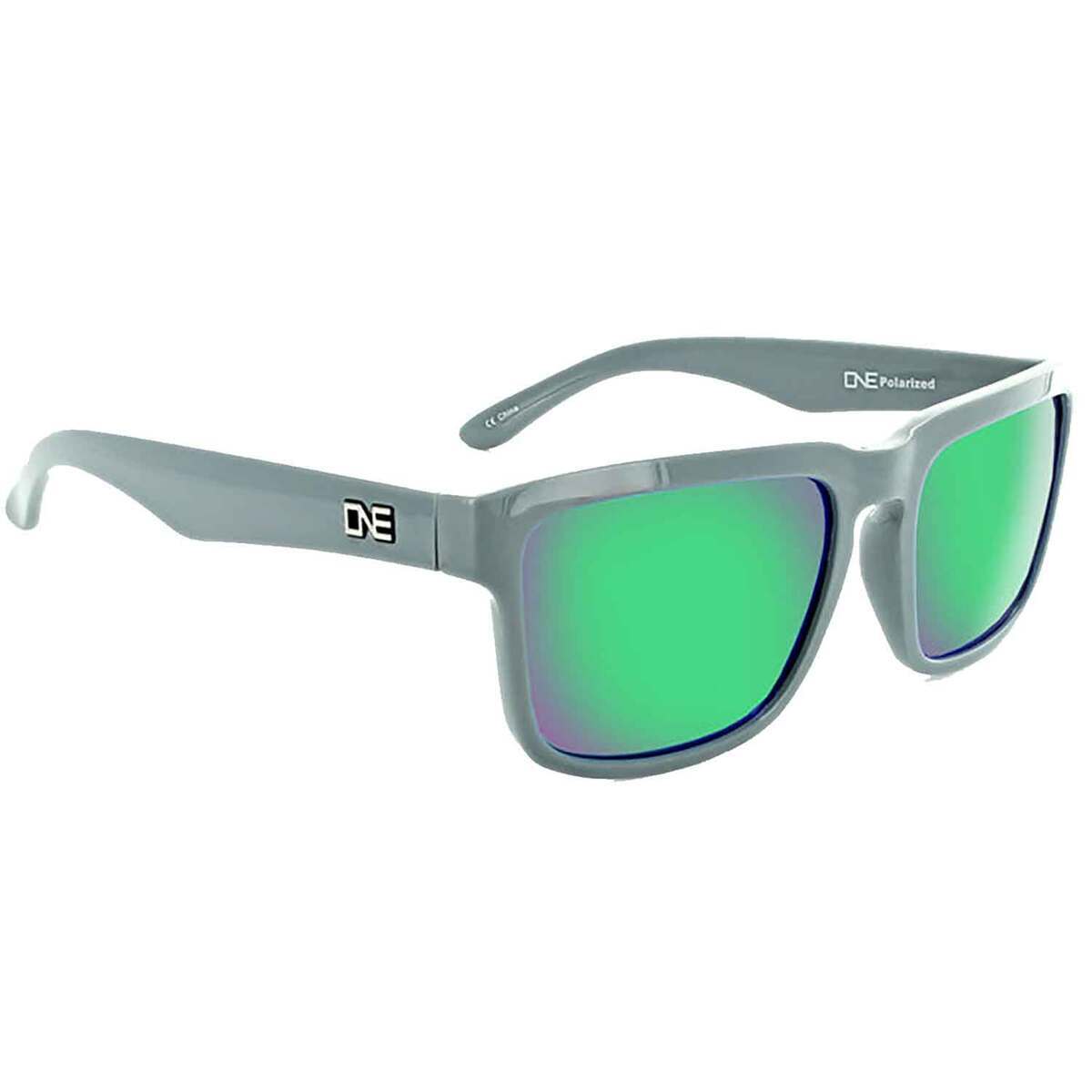 ONE Mashup Polarized Sunglasses - Grey/Smoke/Green Mirror - Adult ONE Mashup Polarized Sunglasses - Grey/Smoke/Green Mirror - Adult