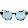 ONE Rizzo Polarized Sunglasses - Matte Beige Marble/Smoke/Blue Mirror - Adult