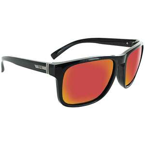 ONE Ziggy Polarized Sunglasses - Black/Smoke/Red Mirror