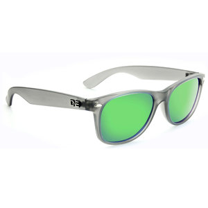 ONE Revtown Polarized Sunglasses - Matte Crystal Gray/Green