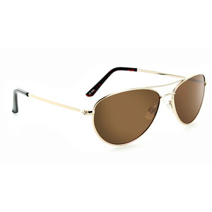 ONE Sliver Polarized Sunglasses - Shiny Gold/Brown