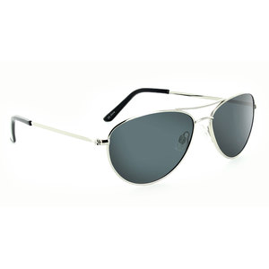ONE Sliver Polarized Sunglasses - Shiny Silver/Gray