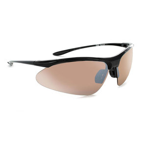 ONE Tightrope Polarized Sunglasses - Shiny Black/Brown