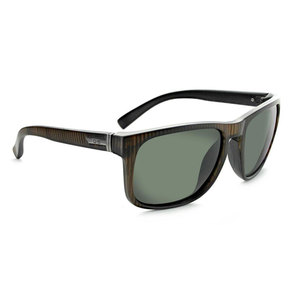 ONE Ziggy Polarized Sunglasses - Matte Vertical Driftwood/Gray