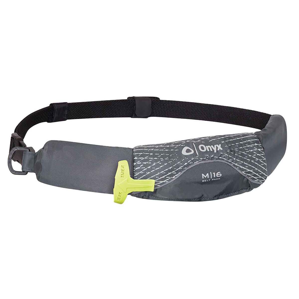 Onyx M-16 Manual Inflatable Belt - Adult - Grey Adult Onyx M-16 Manual Inflatable Belt - Adult - Grey Adult