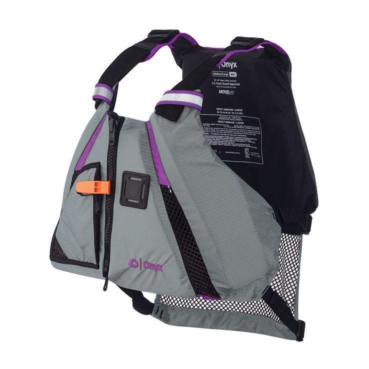 Onyx MoveVent Dynamic Life Vests - Purple/Gray XS/S | Sportsman's Warehouse
