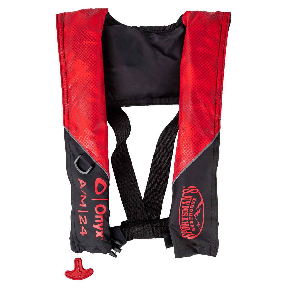 Onyx Sportsman's Warehouse Auto/Manual AM/24 PFD Inflatable Life Jacket Onyx Sportsman's Warehouse Auto/Manual AM/24 PFD Inflatable Life Jacket