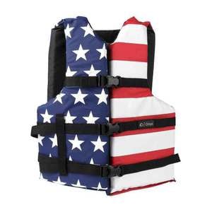 Onyx Stars and Stripes General Purpose Life Jacket - Adult Oversize