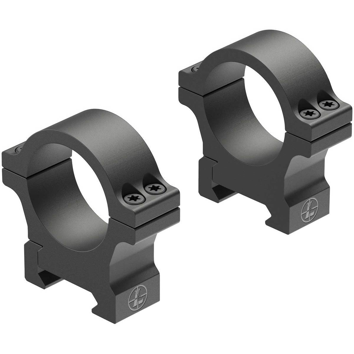 Leupold Open Range Cross-Slot Rings 30mm Medium - Matte Black - Black Leupold Open Range Cross-Slot Rings 30mm Medium - Matte Black - Black