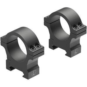 Leupold Open Range Cross-Slot Rings 30mm Medium - Matte Black