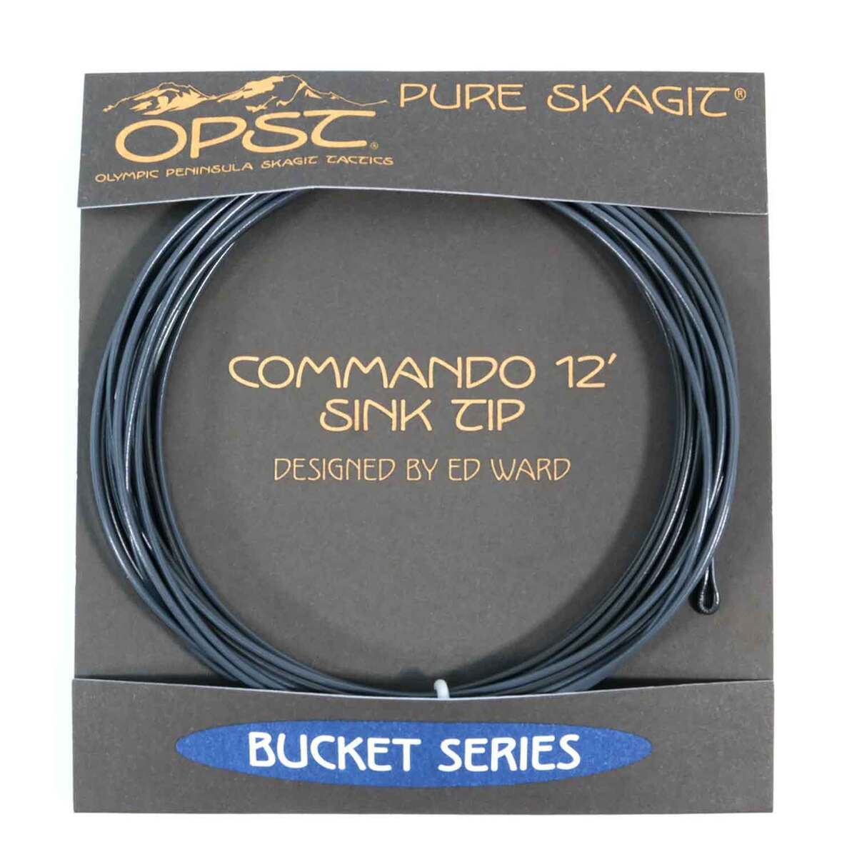 OPST Pure Skagit Commando Sink Tips - 132 Grain, S8/S9 Bucket, 12ft - Black OPST Pure Skagit Commando Sink Tips - 132 Grain, S8/S9 Bucket, 12ft - Black