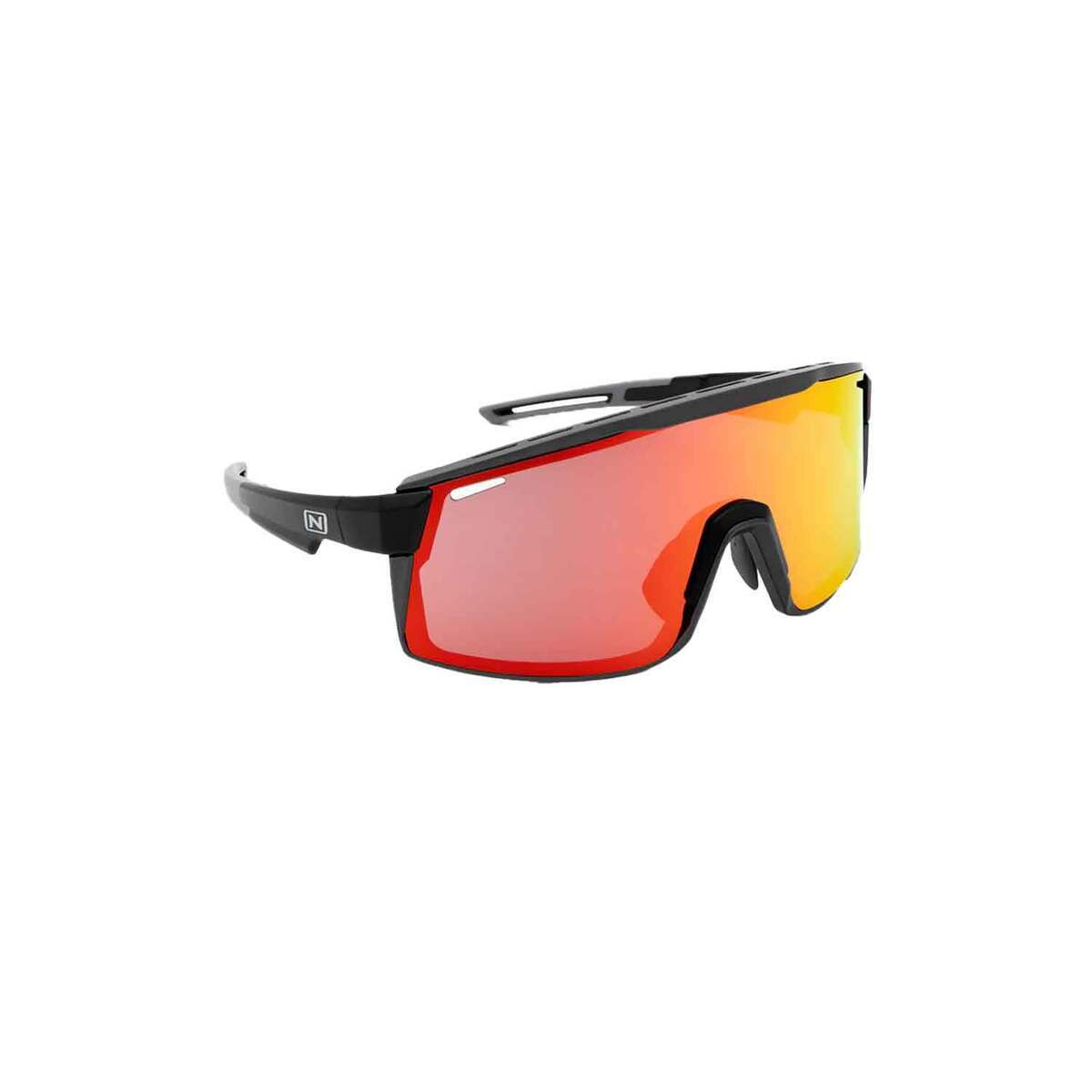 Optic Nerve FixieMAX Mirrored Polarized Sunglasses - Aluminum/Orange ...