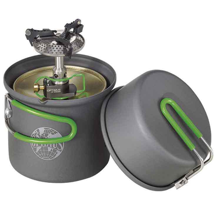 Optimus Crux Lite With Terra Solo Cook System Backpacking Stove Optimus Crux Lite With Terra Solo Cook System Backpacking Stove